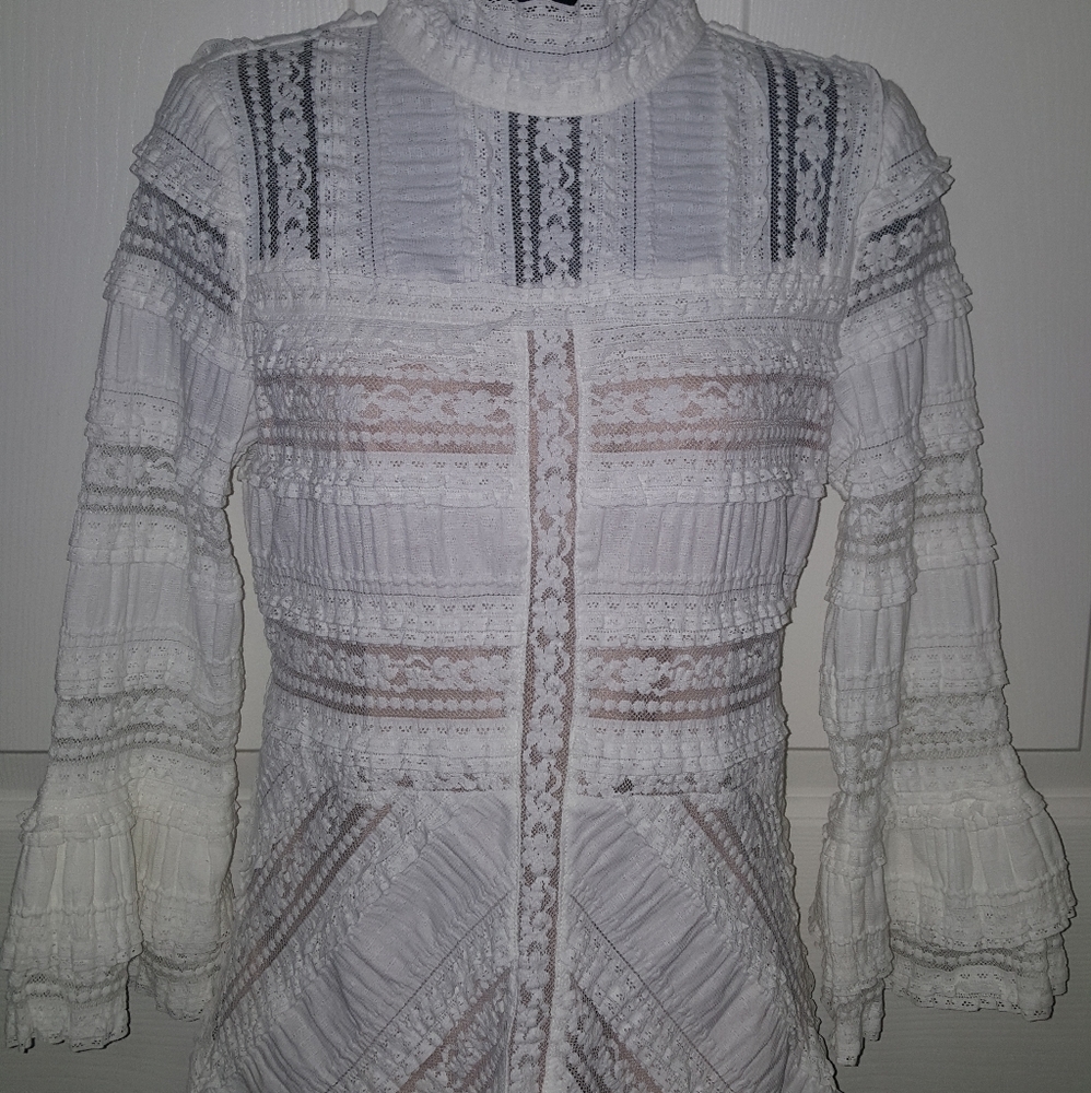 Cinq a Sept Lace Blouse